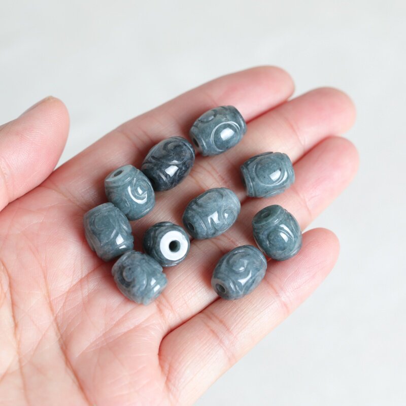 5PC Natural Blue Water Jade Ri - Earrings recension och pris