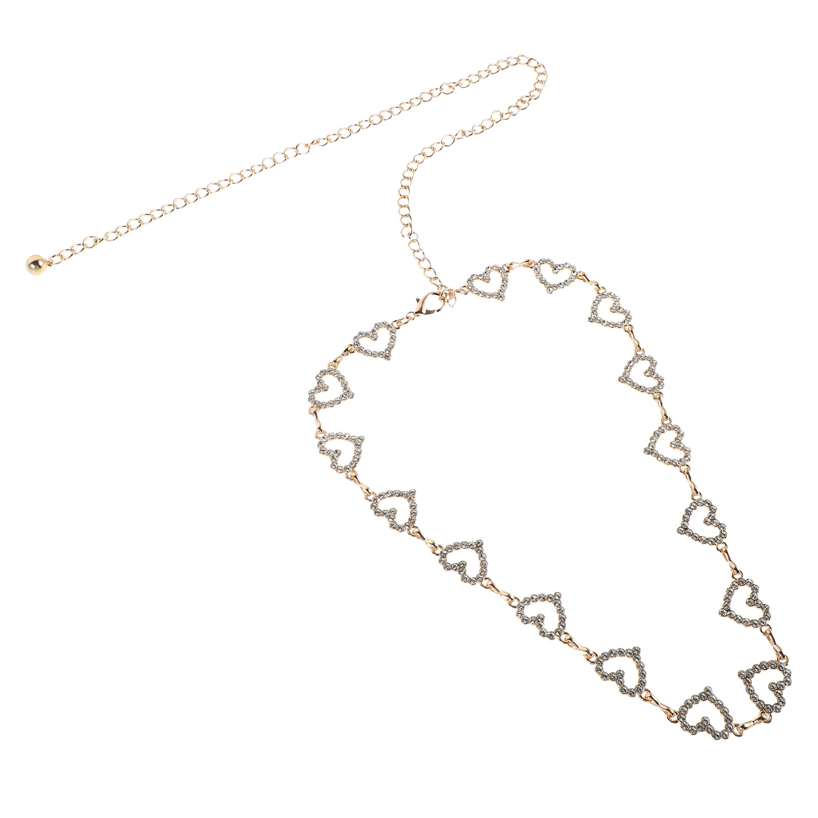 Adjustable Waist Chain Rhinest - Body Jewelry recension och pris
