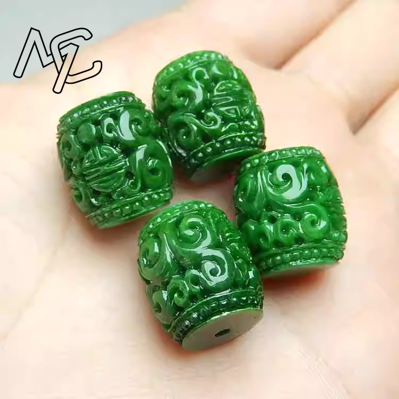 5pc Natural Green Jade Carving - Bracelets recension och pris