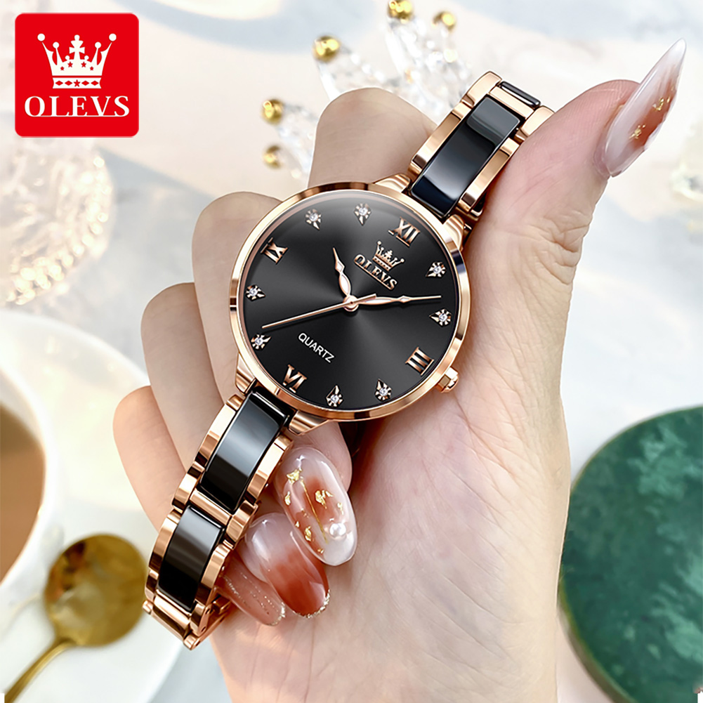 OLEVS 5872 Women Watches Quart - Watch Accessories recension och pris