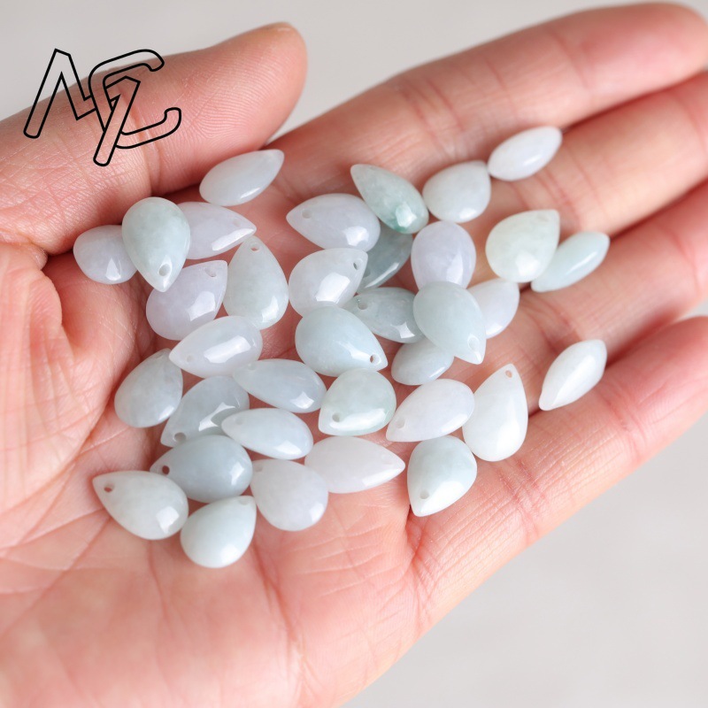5PC Natural Jade Emerald Water - Earrings recension och pris