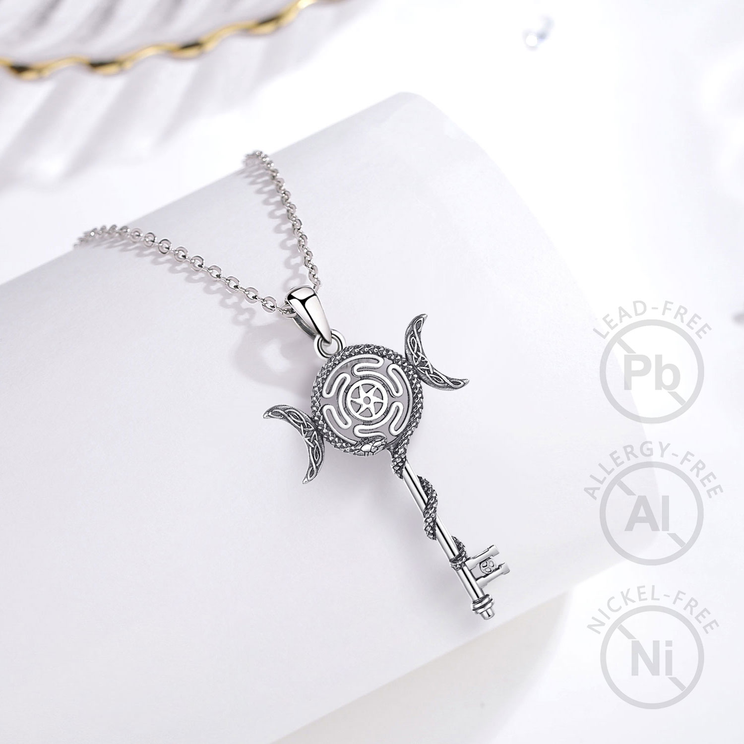 Eudora 925 Sterling Silver Hec - 925 Sterling Silver Chain Necklace Men recension och pris