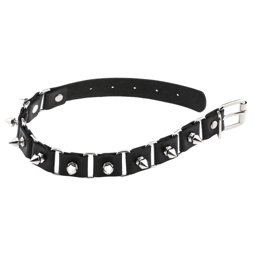 Punk Rock Spiked Choker For Wo - Goth Punk Spike Choker recension och pris