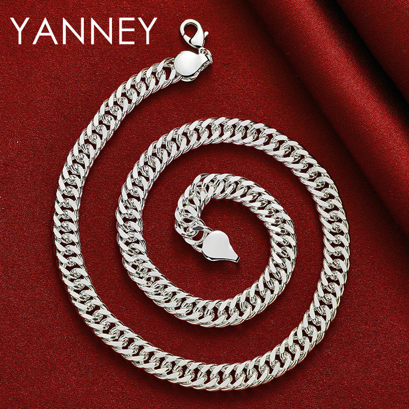 10MM 925 Sterling Silver 20/24 - Cuban Link Chain 12Mm recension och pris