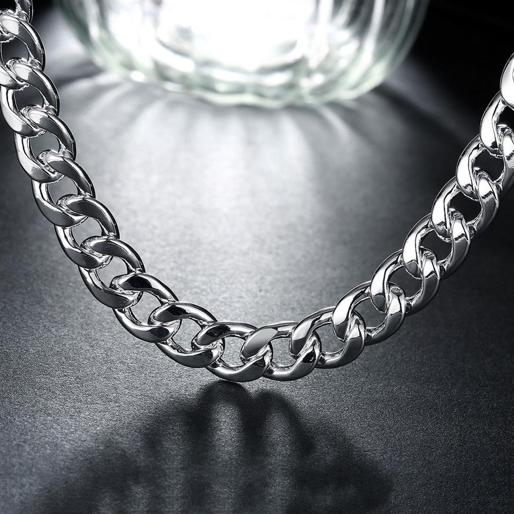 925 Sterling Silver 10MM 20/22 - Cuban Link Chain 12Mm recension och pris