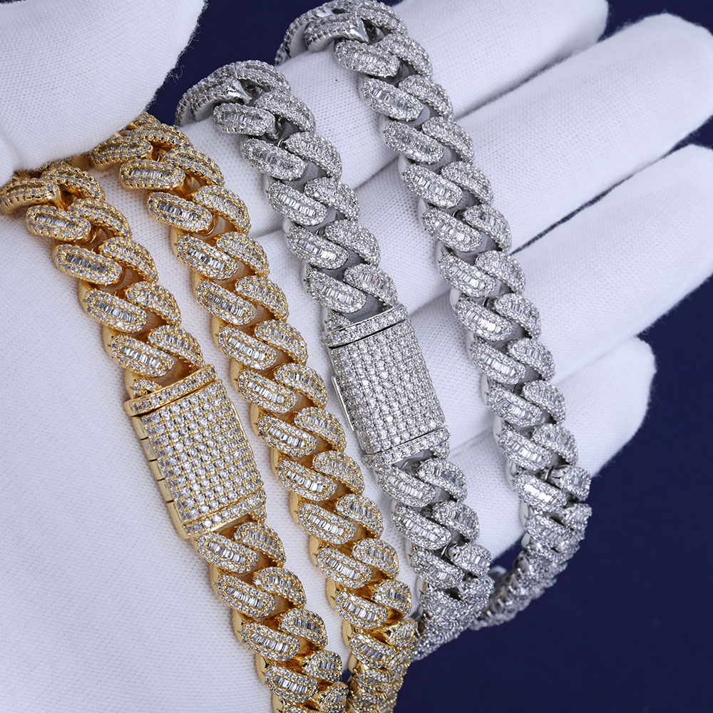 NUOYA Hip Hop Jewelry High Qua - Cuban Link Chain 12Mm recension och pris